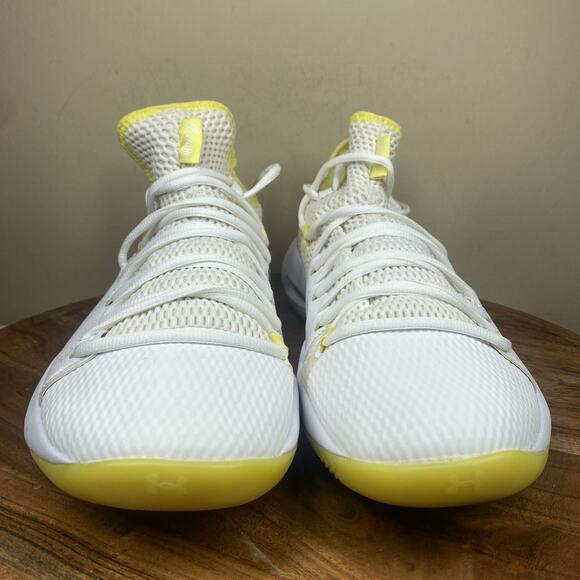 Under Armour Hovr Havoc Low Player Edition White Lemon Mens Size 12.5 3021593109 - Picture 4 of 11